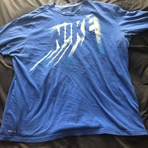 Blue Nike shirt Size XXL
